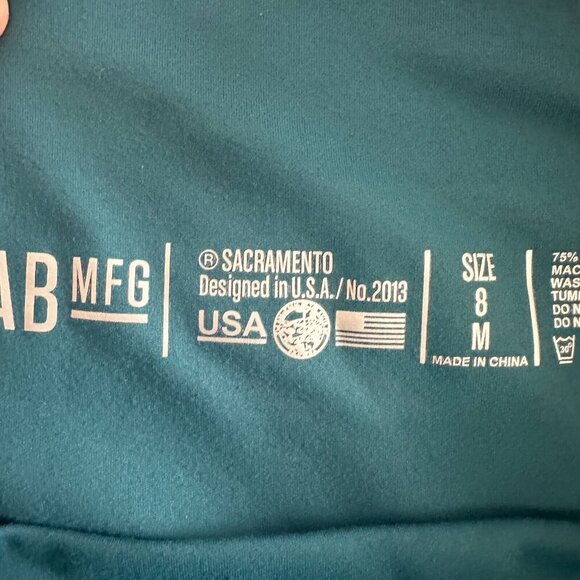 IAB MFG Leggings I am Becoming Activewear Teal Blue - Picture 15 of 16